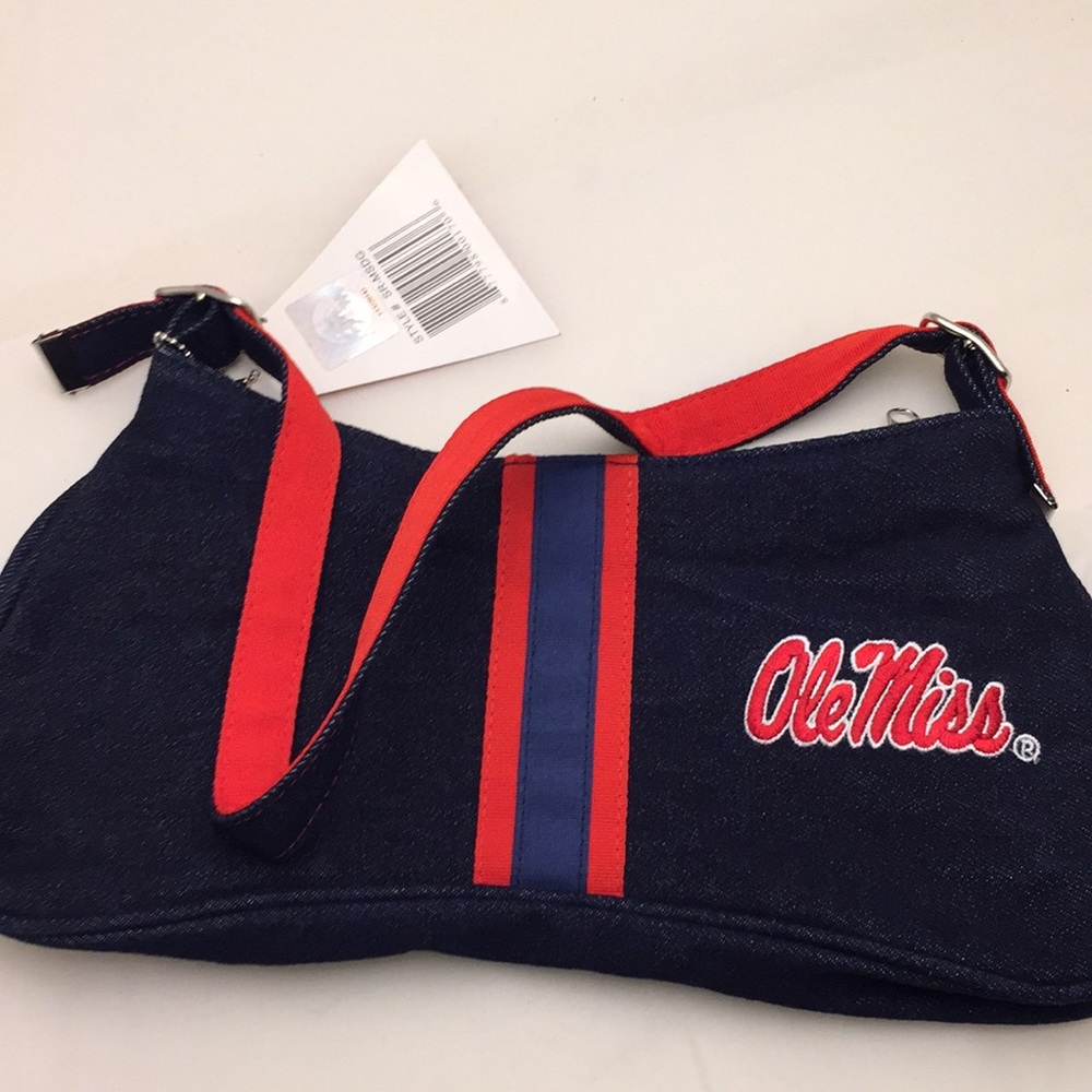 Ole miss denim purse  new